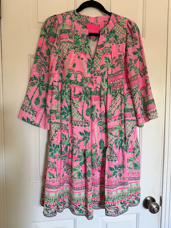 Lilly Pulitzer Dresses & Skirts - Lilly Pulitzer Tropical Tiered Dress